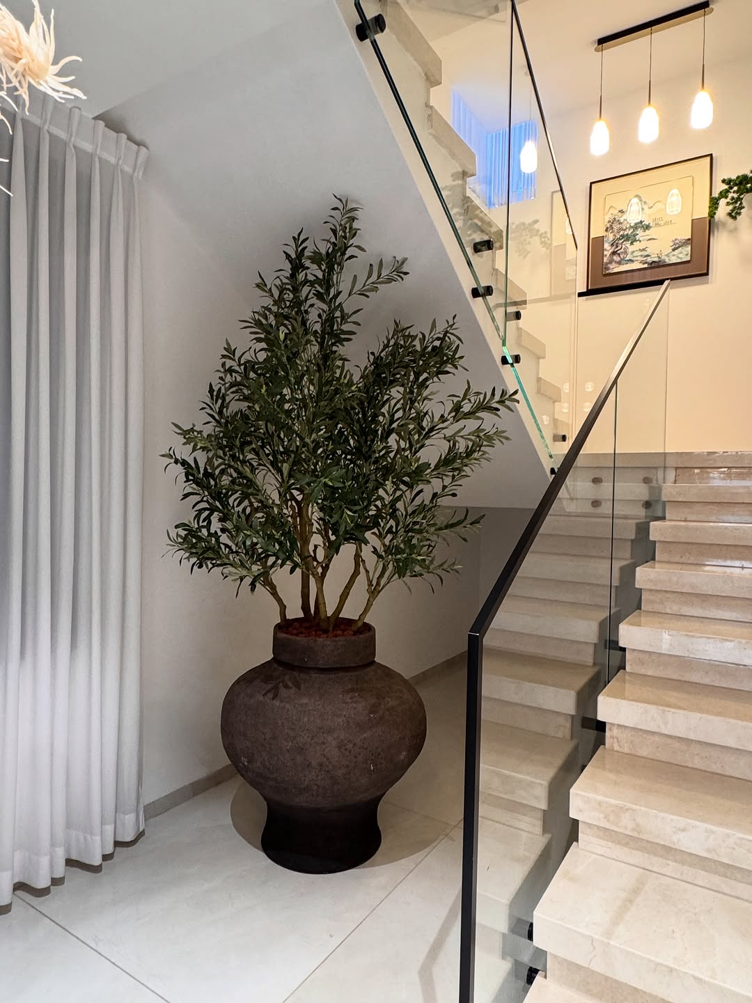 Large Artificial Olive Tree Arrangement