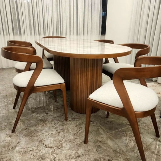 NOVA FLUTED DINING SET